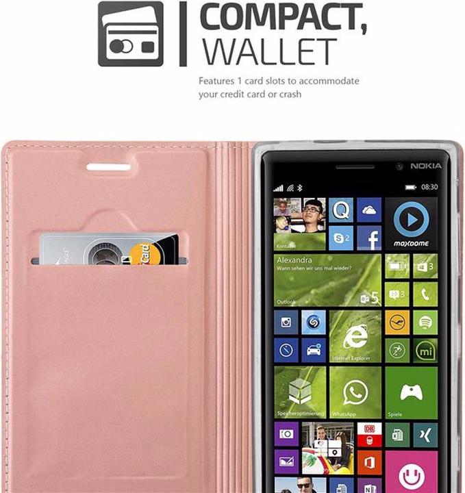 Image du produit Cadorabo Book Classy Style Cover (Nokia Lumia 830)
