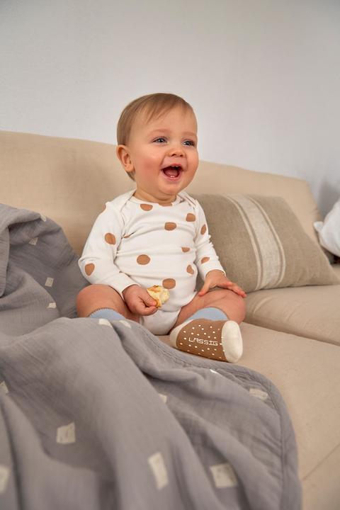 Actual product image Lässig Long sleeve bodysuit dots Milky size 86/92 (86)