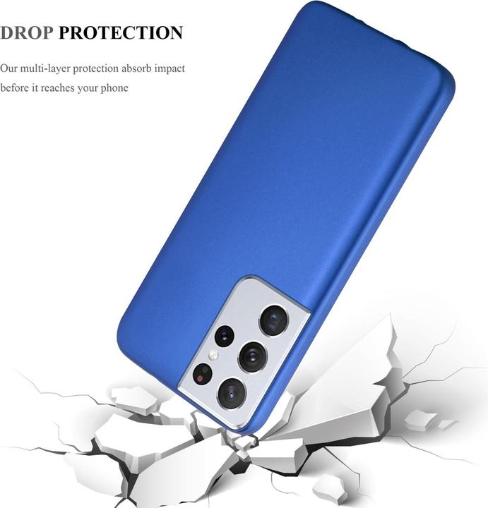 Image du produit Cadorabo TPU Matt Metallic Cover (Samsung Galaxy S22 Ultra)