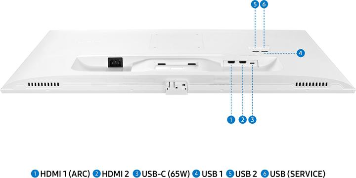 Productafbeelding Samsung Slimme monitor M7 LS32DM703UUXEN (3840 x 2160 Pixels, 32")