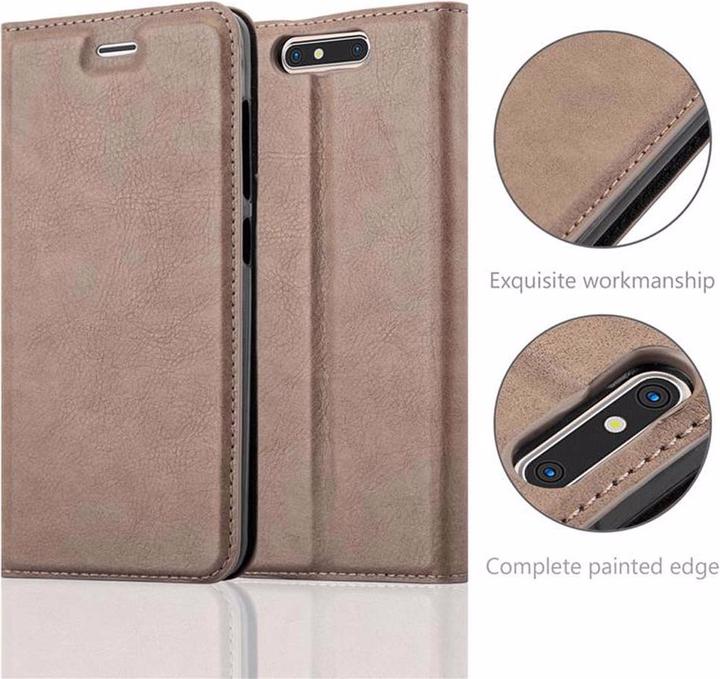 Actual product image Cadorabo Book Invisible Magnet Cover (ZTE Blade V8)