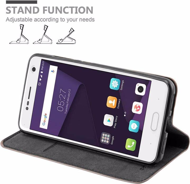Actual product image Cadorabo Book Invisible Magnet Cover (ZTE Blade V8)
