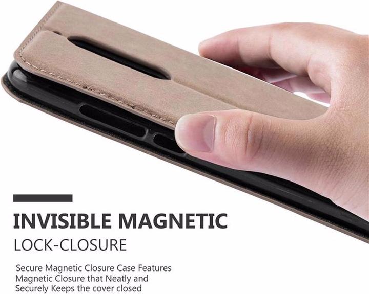 Actual product image Cadorabo Book Invisible Magnet Cover (Wiko View)