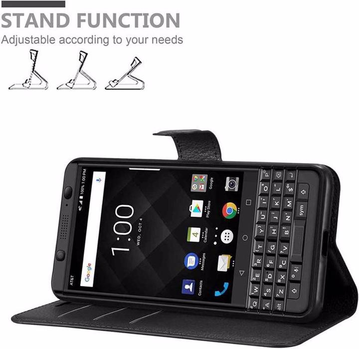 Produktbild Cadorabo Book mit Standfunktion Cover (Blackberry KEYone)