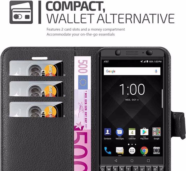 Produktbild Cadorabo Book mit Standfunktion Cover (Blackberry KEYone)
