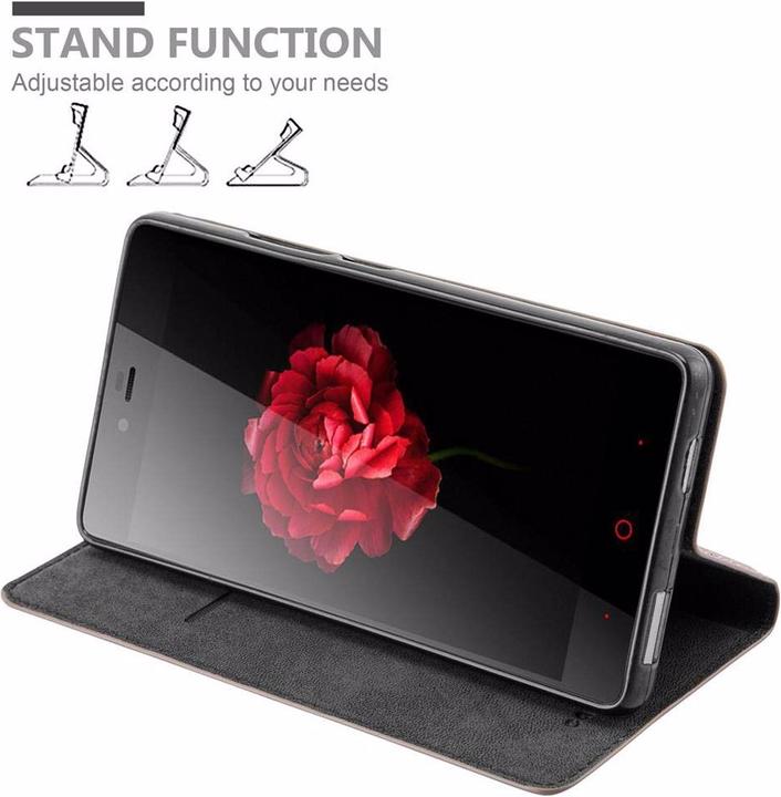 Productafbeelding Cadorabo Boek Onzichtbare Magneethoes (ZTE Nubia Z9 Max)