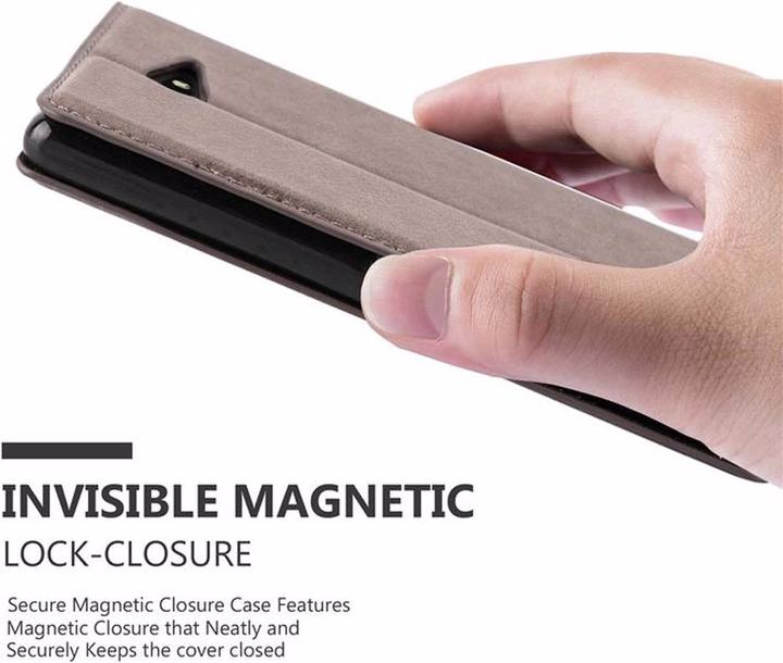 Actual product image Cadorabo Book Invisible Magnet Cover (Sony Xperia M2 Aqua)
