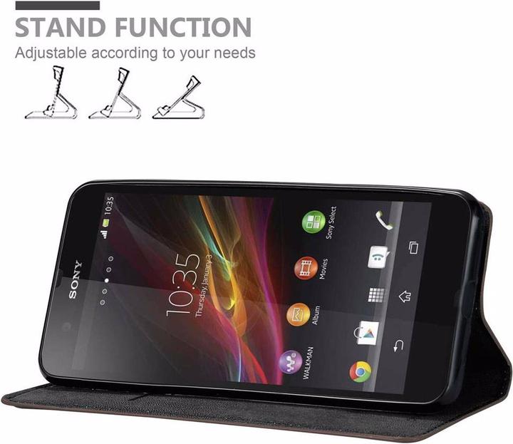 Produktbild Cadorabo Book Invisible Magnet Cover (Sony Xperia Z)