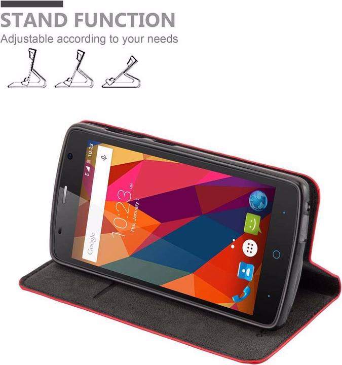 Actual product image Cadorabo Book Invisible Magnet Cover (ZTE Blade L5)