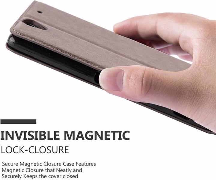 Actual product image Cadorabo Book Invisible Magnet Cover (Sony Xperia C4)