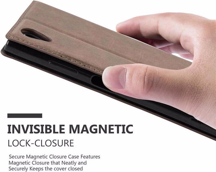 Produktbild Cadorabo Book Invisible Magnet Cover (Sony Xperia XA1 Plus)