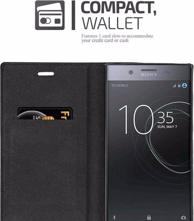 Actual product image Cadorabo Book Invisible Magnet Cover (Sony Xperia XZ1 Compact)