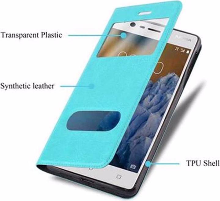 Productafbeelding Cadorabo Boek met Uitzicht Dubbele Raambedekking (OnePlus 3)