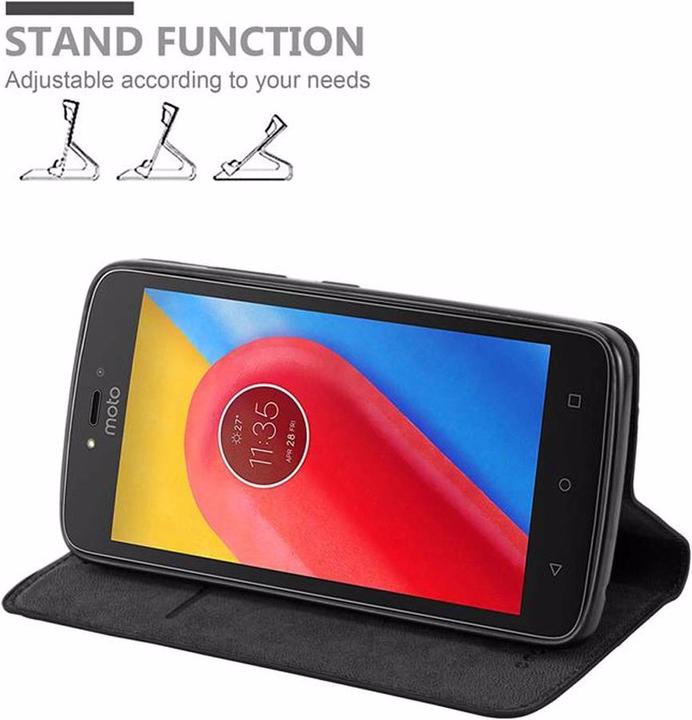 Productafbeelding Cadorabo Boek Onzichtbare Magneethoes (Motorola Moto C)