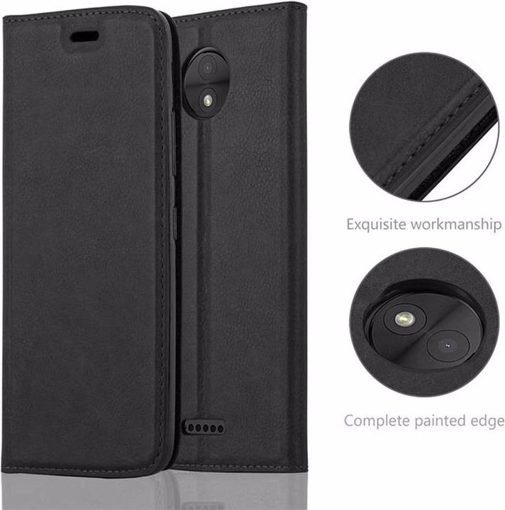 Productafbeelding Cadorabo Boek Onzichtbare Magneethoes (Motorola Moto C)