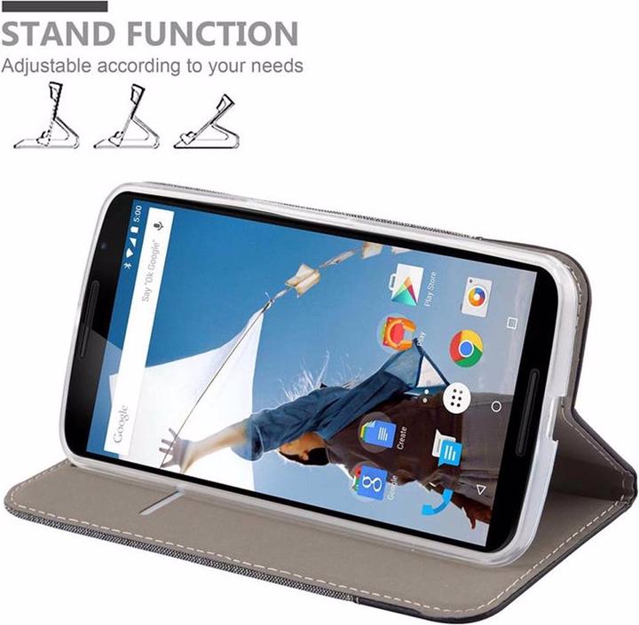 Actual product image Cadorabo Book Jeans Optics Cover (Motorola Nexus 6)