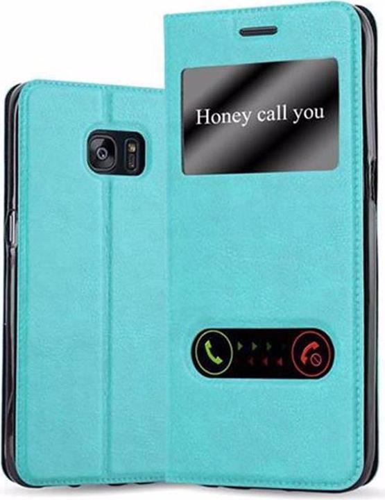 Produktbild Cadorabo Book mit View Doppelfenster Cover (Samsung Galaxy S7 Edge)