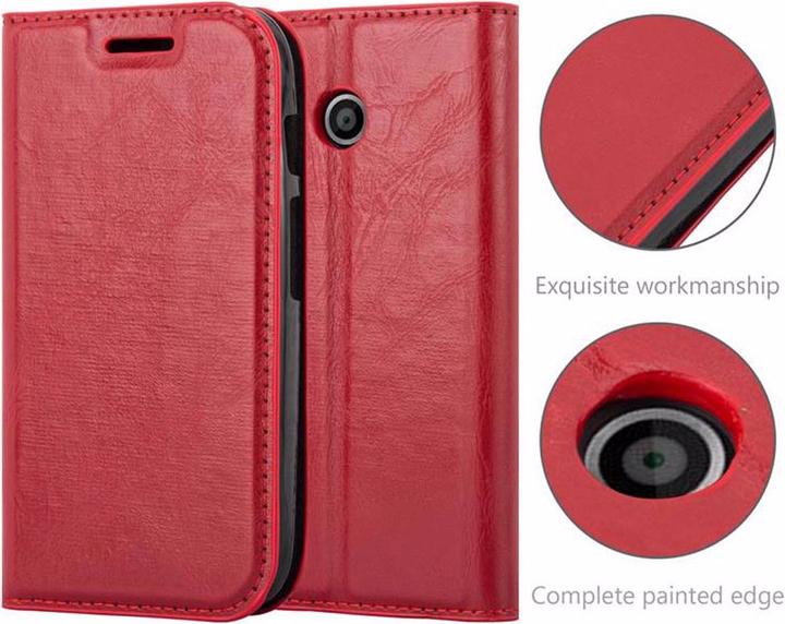Productafbeelding Cadorabo Boek Onzichtbare Magneethoes (Motorola Moto E)
