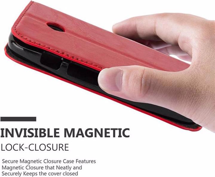 Productafbeelding Cadorabo Boek Onzichtbare Magneethoes (Motorola Moto E)