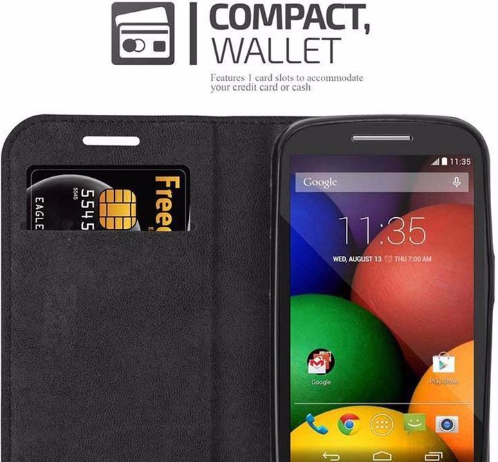 Productafbeelding Cadorabo Boek Onzichtbare Magneethoes (Motorola Moto E)