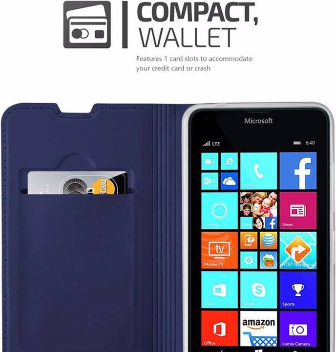 Immagine prodotto Cadorabo Copertina in stile libro di classe (Microsoft Lumia 640)