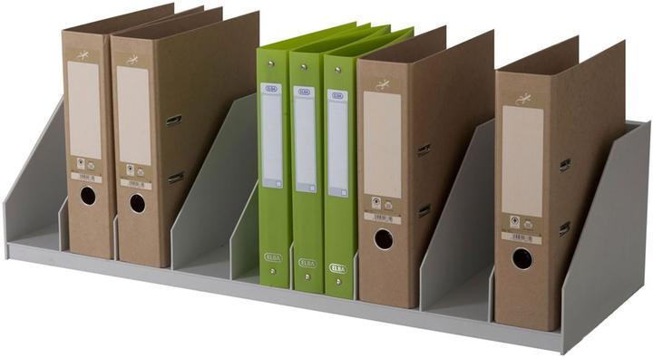 Immagine prodotto Paperflow Vassoio portadocumenti, 9 scomparti, divisorio fisso, grigio in polistirene, 9 scomparti, larghezza (A4)