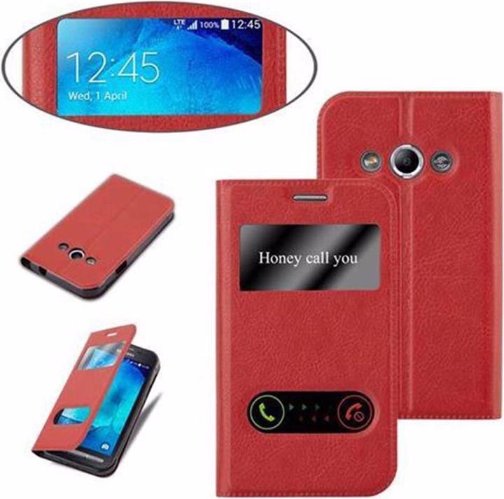 Produktbild Cadorabo Book mit View Doppelfenster Cover (Samsung Galaxy Xcover 3)