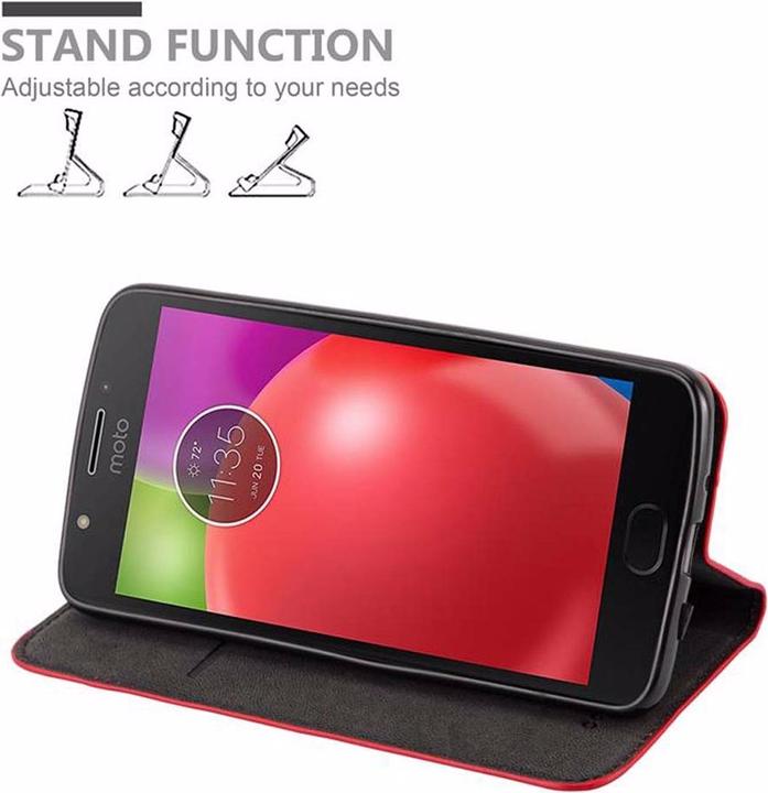 Image du produit Cadorabo Book Couverture magnétique invisible (Motorola Moto E4)