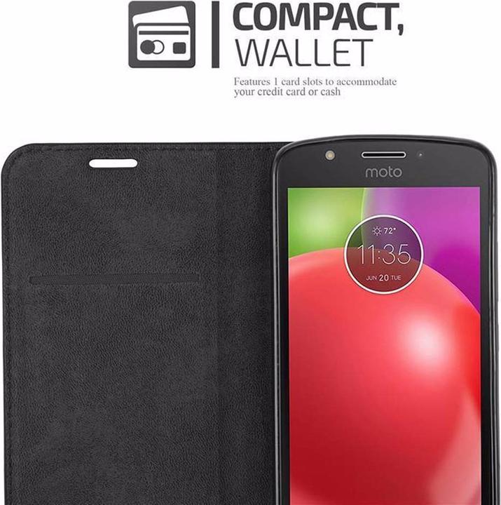Image du produit Cadorabo Book Couverture magnétique invisible (Motorola Moto E4)