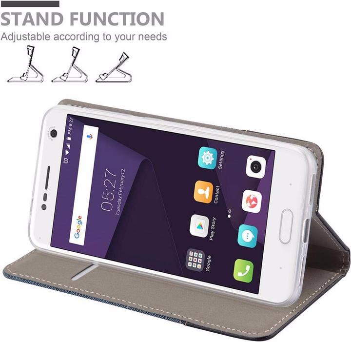Image du produit Cadorabo Couverture look jeans Book (ZTE Blade V8)