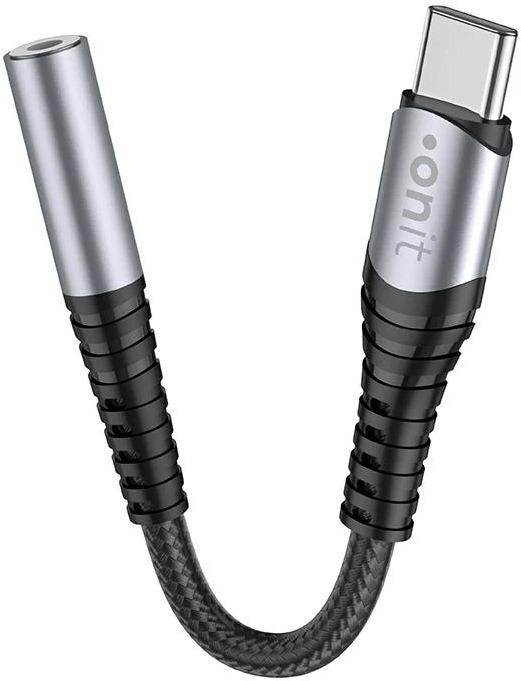 Image du produit Onit Adaptateur audio numérique USB-C vers 3,5 mm AUX (Numérique -> Analogique)