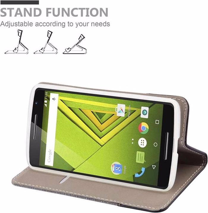 Produktbild Cadorabo Book Jeans Optik Cover (Motorola Moto X Play)