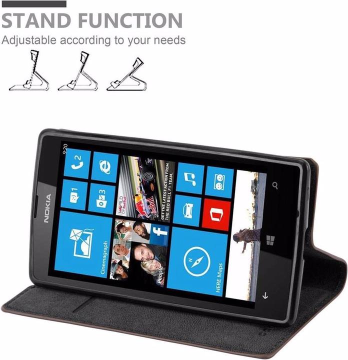 Produktbild Cadorabo Book Invisible Magnet Cover (Nokia Lumia 520)