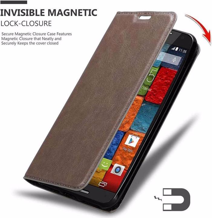 Image du produit Cadorabo Book Couverture magnétique invisible (Motorola Moto X2)