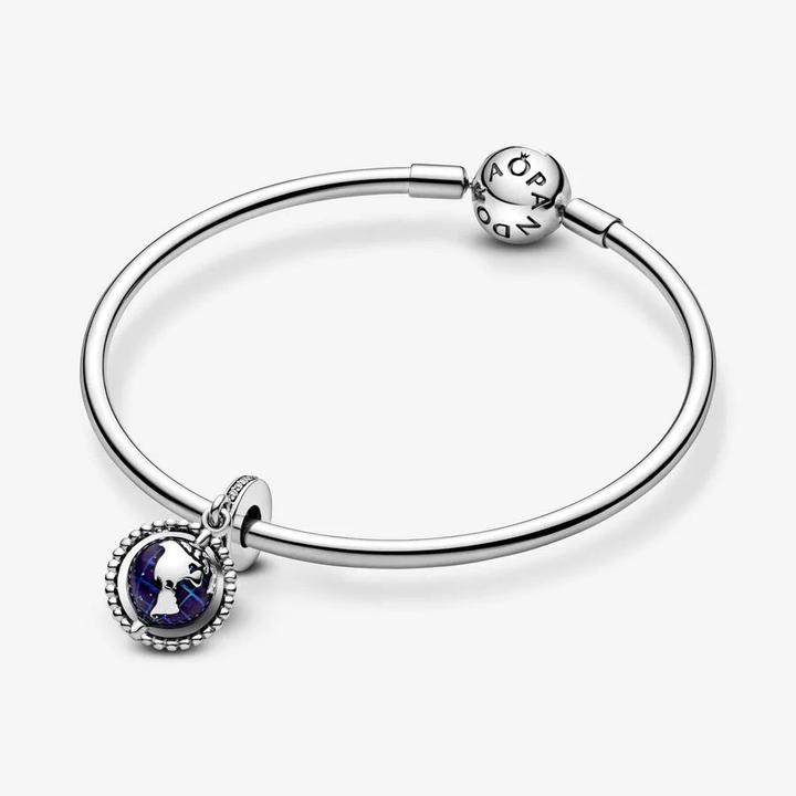Produktbild Pandora Hänger Spinning Globe (Silber 925, Schmuckstein)