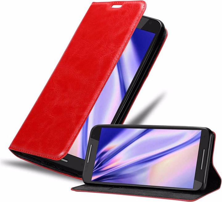Productafbeelding Cadorabo Boek Onzichtbare Magneethoes (Motorola Moto X2)