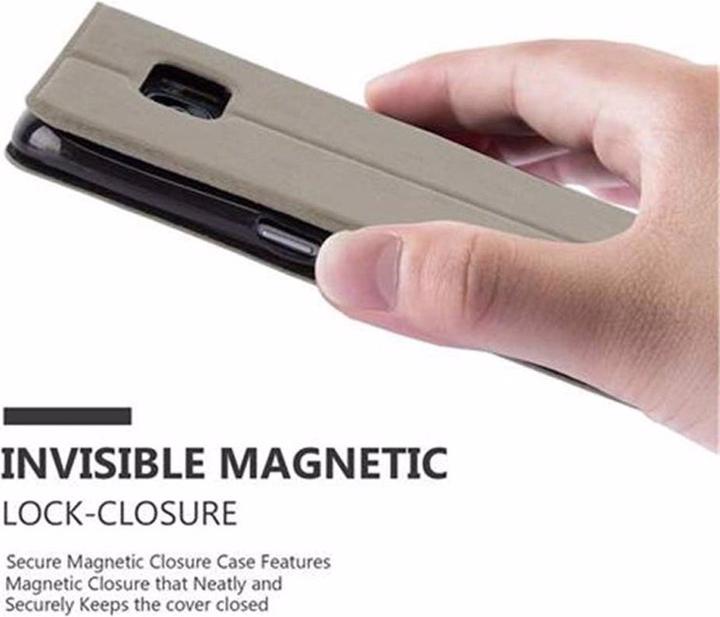 Actual product image Cadorabo Book with View double window cover (Samsung Galaxy S7 Edge)