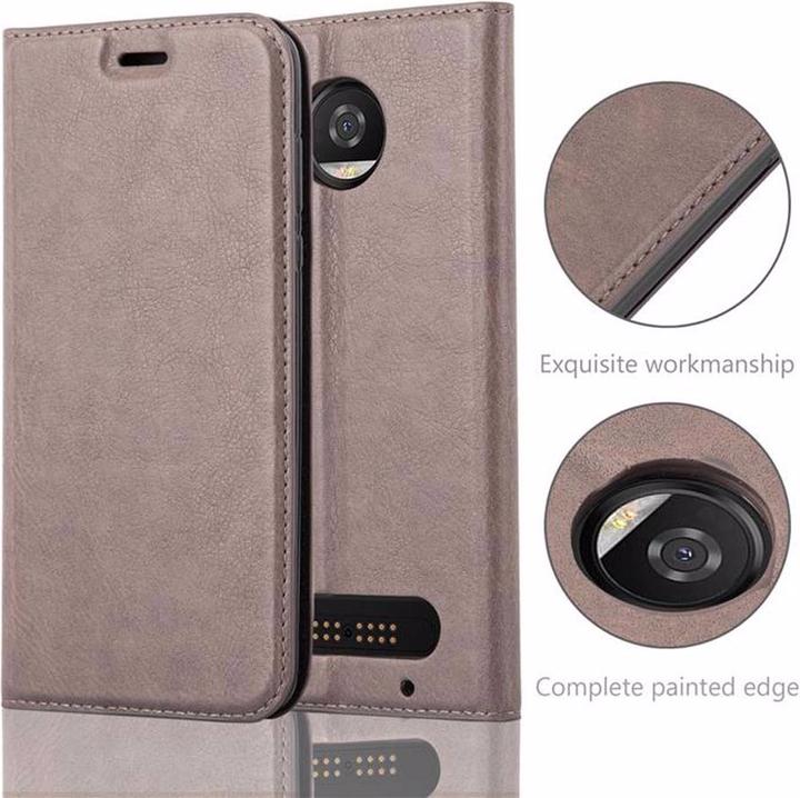 Immagine prodotto Cadorabo Copertina magnetica invisibile del libro (Motorola Moto Z2 Play, Motorola Moto Z2 Force)