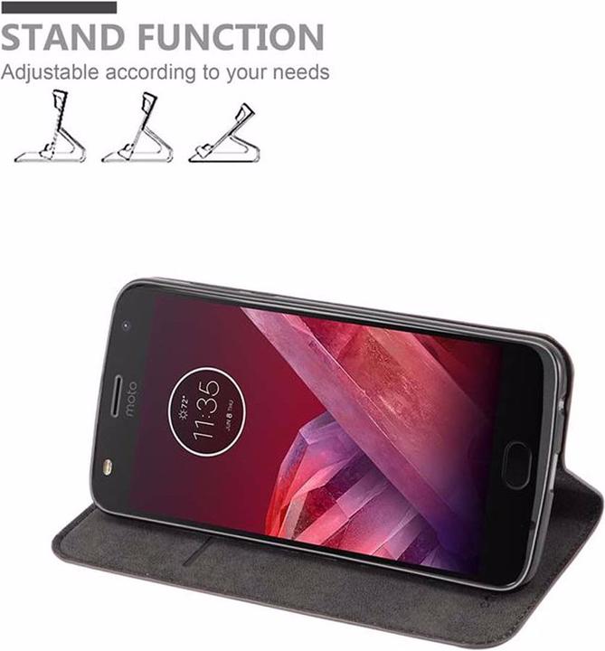 Immagine prodotto Cadorabo Copertina magnetica invisibile del libro (Motorola Moto Z2 Play, Motorola Moto Z2 Force)