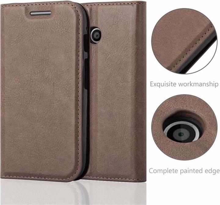 Productafbeelding Cadorabo Boek Onzichtbare Magneethoes (Motorola Moto E)