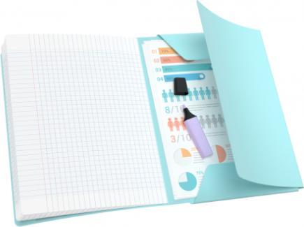 Produktbild Oxford Cahier piq–re EasyBOOK Pastel, 240 x 320 mm, assorti (240 x 320 mm, Liniert)