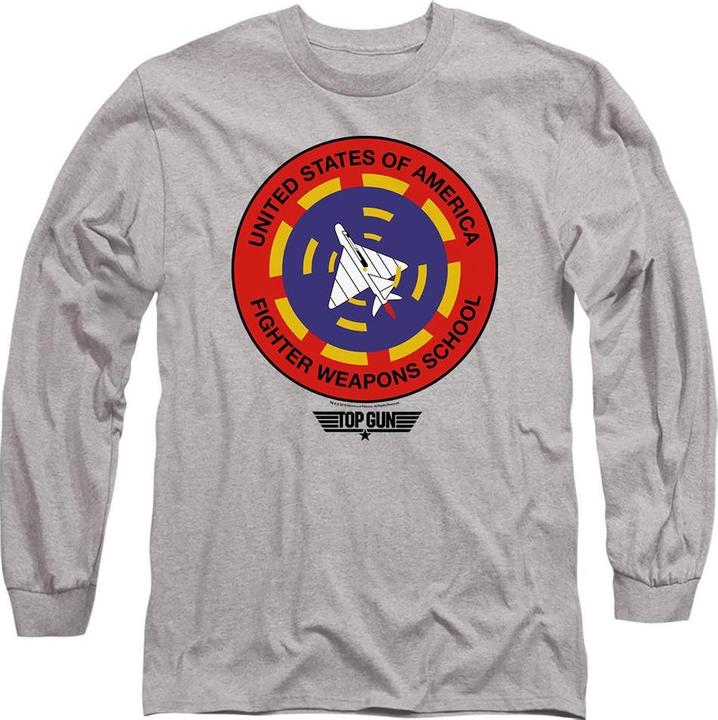 Actual product image Top Gun Unisex Adult Fighter Weapons School T-Shirt (S)