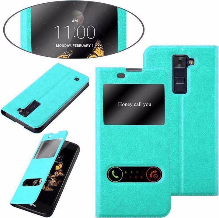 Produktbild Cadorabo Book mit View Doppelfenster Cover (LG K8)