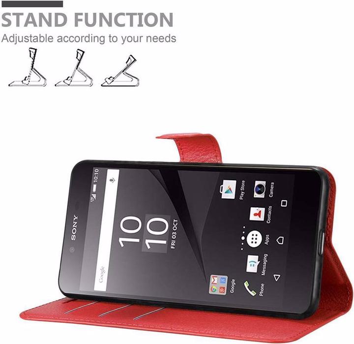 Actual product image Cadorabo Book with stand function cover (Sony Xperia Z5 Premium)