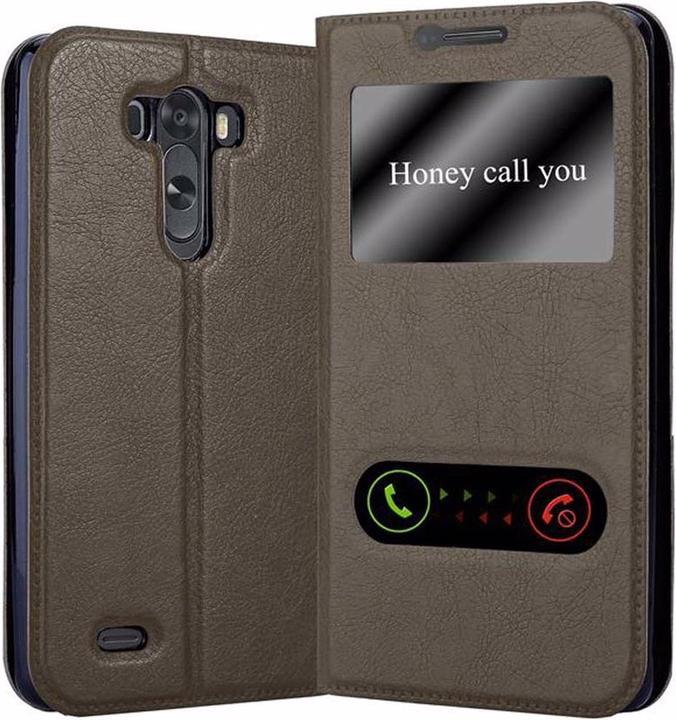 Produktbild Cadorabo Book mit View Doppelfenster Cover (LG G3)