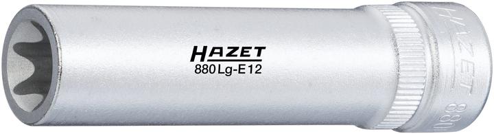Produktbild HAZET Steckschlüsseleinsatz ∙ TORX 880LG-E12 ∙ Vierkant10 mm (3/8 Zoll) ∙ Aussen TORX Profil ∙ E12…