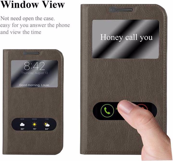 Produktbild Cadorabo Book mit View Doppelfenster Cover (LG G3)