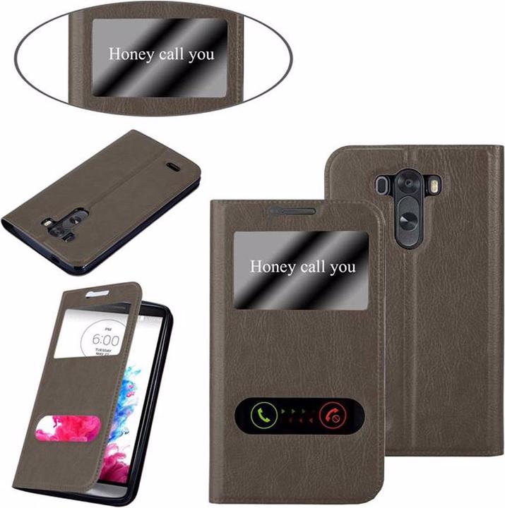 Produktbild Cadorabo Book mit View Doppelfenster Cover (LG G3)