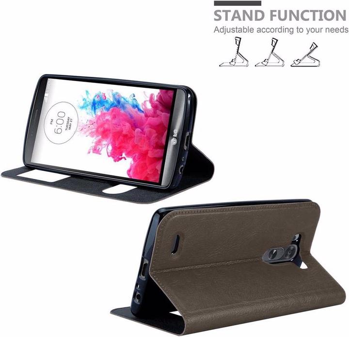 Produktbild Cadorabo Book mit View Doppelfenster Cover (LG G3)