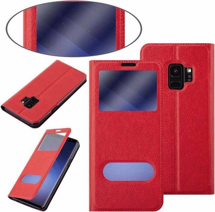 Produktbild Cadorabo Book mit View Doppelfenster Cover (Samsung Galaxy S9)